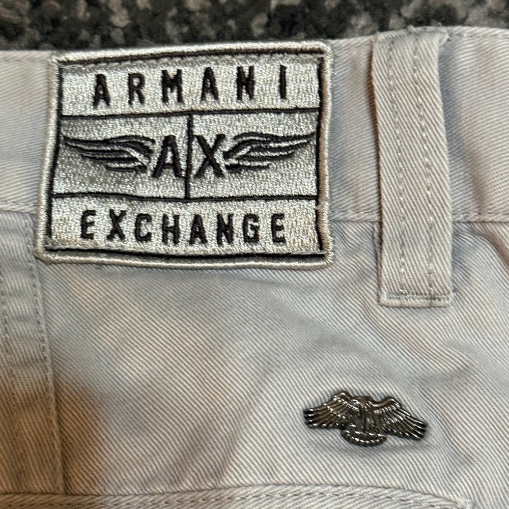 A/X Armani Exchange Light Gray Men's Chinos- Size 38 - Picture 5 of 8